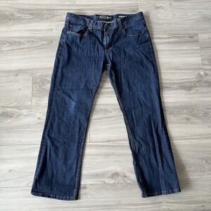 Seven7 Slim Boot Jeans Mens 36x30 Blue Stretch Denim Casual Pants